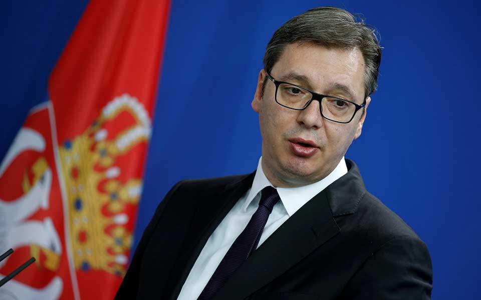 Serbian president heads delegation on Athens visit