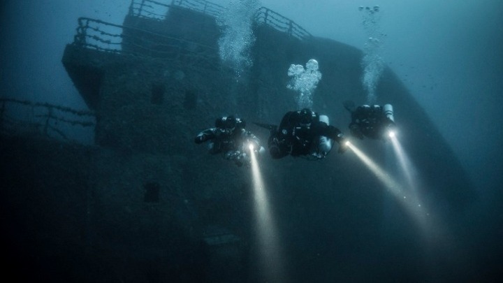 Navy records historic shipwrecks in diving expedition