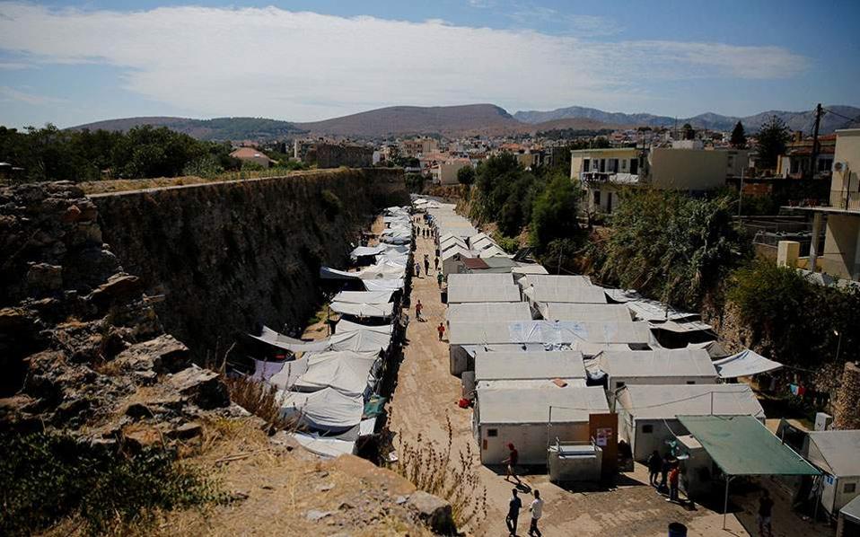 Chios takes recourse to stop expansion of migrant camp
