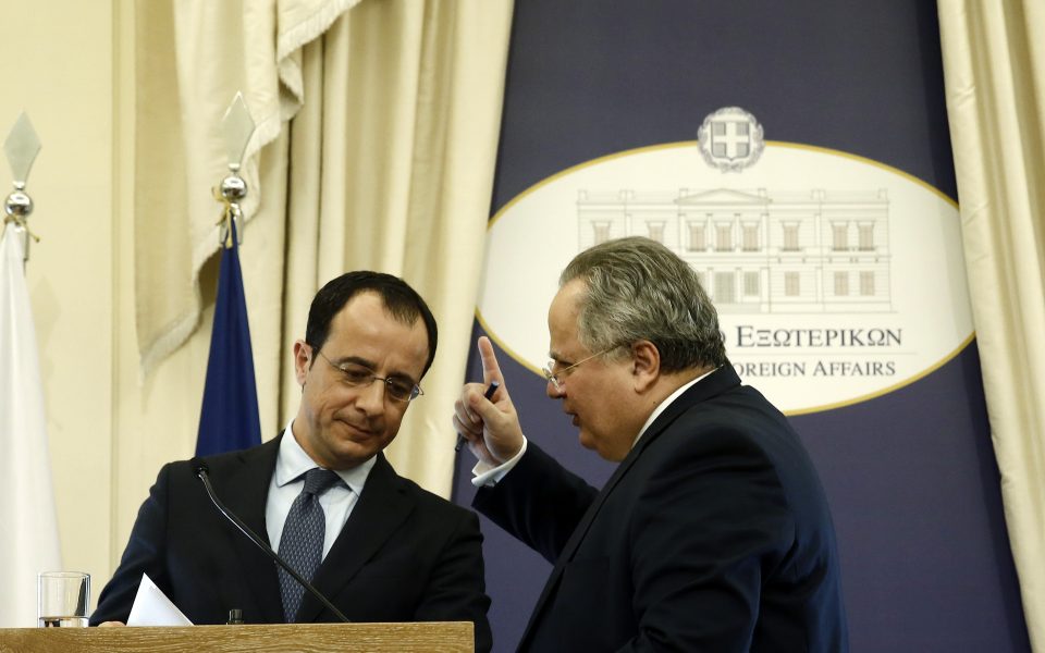 New Cypriot foreign minister in Athens for talks
