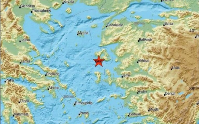 New moderate tremor hits Lesvos