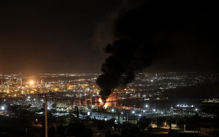 Greece hit by power cuts after fire breaks out at power station