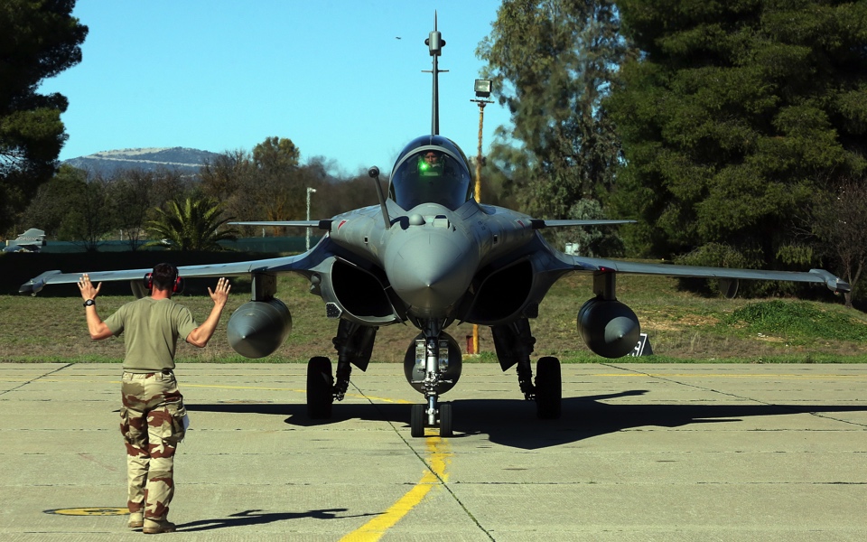 French Rafale jets in joint military drill with Hellenic Air Force