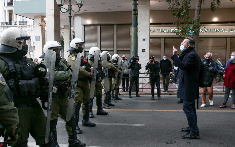 Koufodinas’ son among several remanded during Athens protest rally