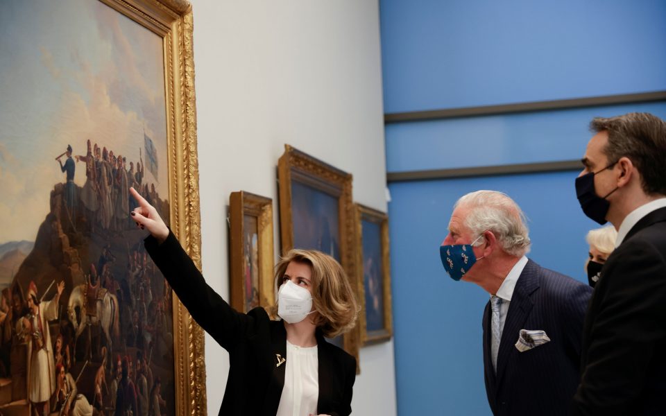 PM, Prince of Wales at the National Gallery