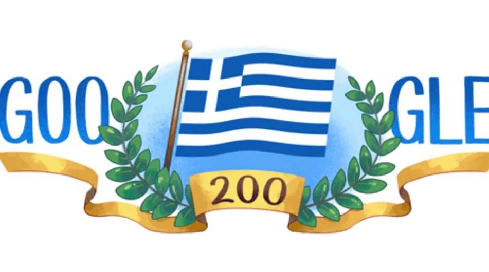 Google celebrates Greek bicentennial with doodle