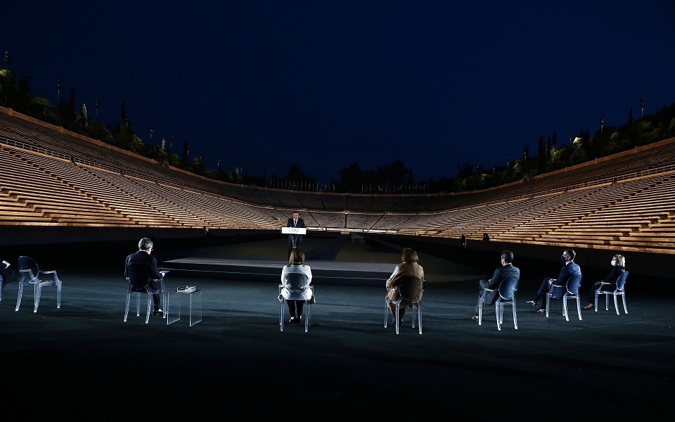 Panathenaic Stadium showcased with new lighting design