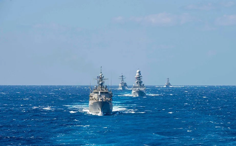 Joint US-Greek military exercises in the Mediterranean