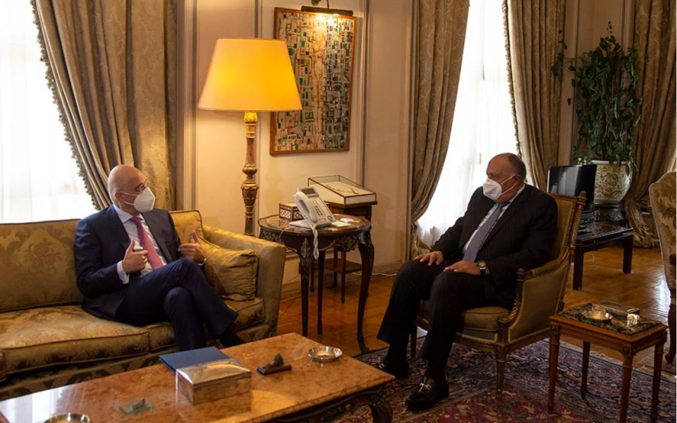 Greece, Egypt FMs hold talks
