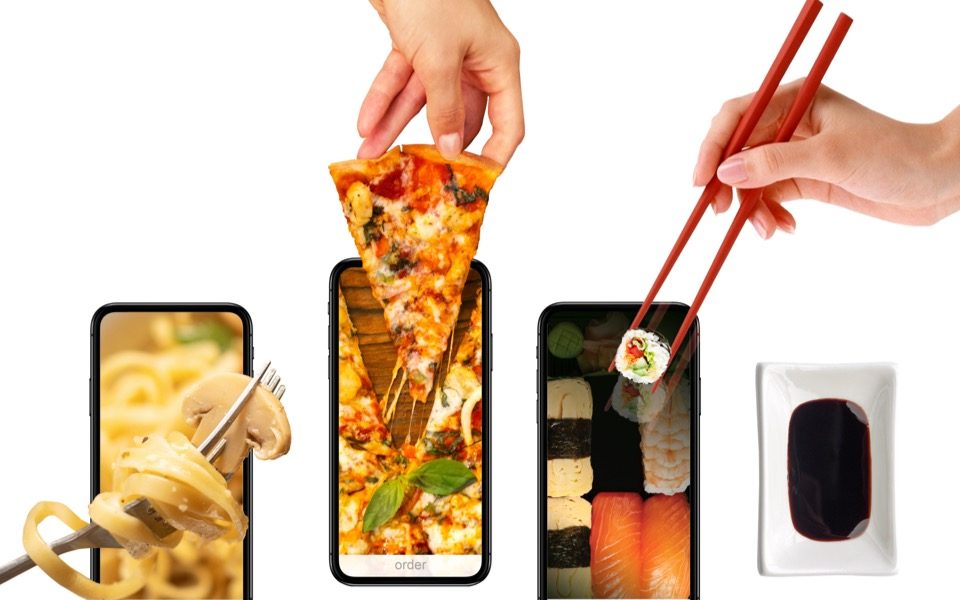 Online food orders soared 60% annually to €800 million in 2020