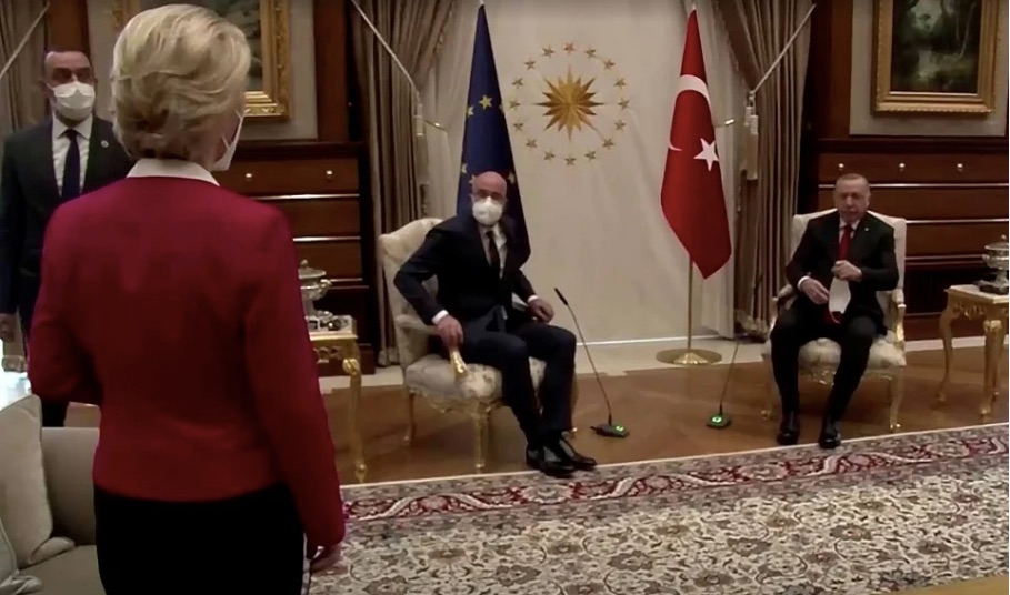 Snub in EU-Turkey meeting highlights gender equality issue