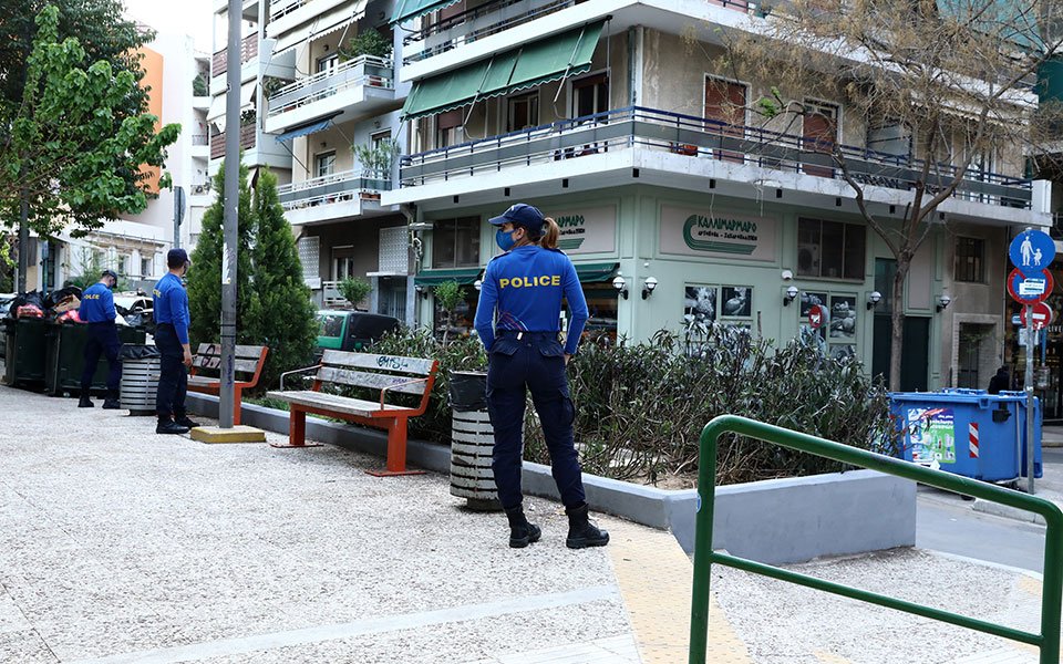 Another Athens square placed under police supervision