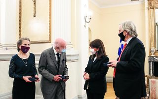 Three US archaeologists honored by Greek president