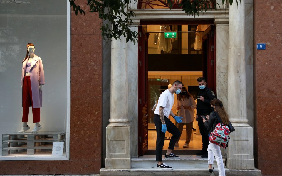 Greece pledges more support for businesses as shops reopen