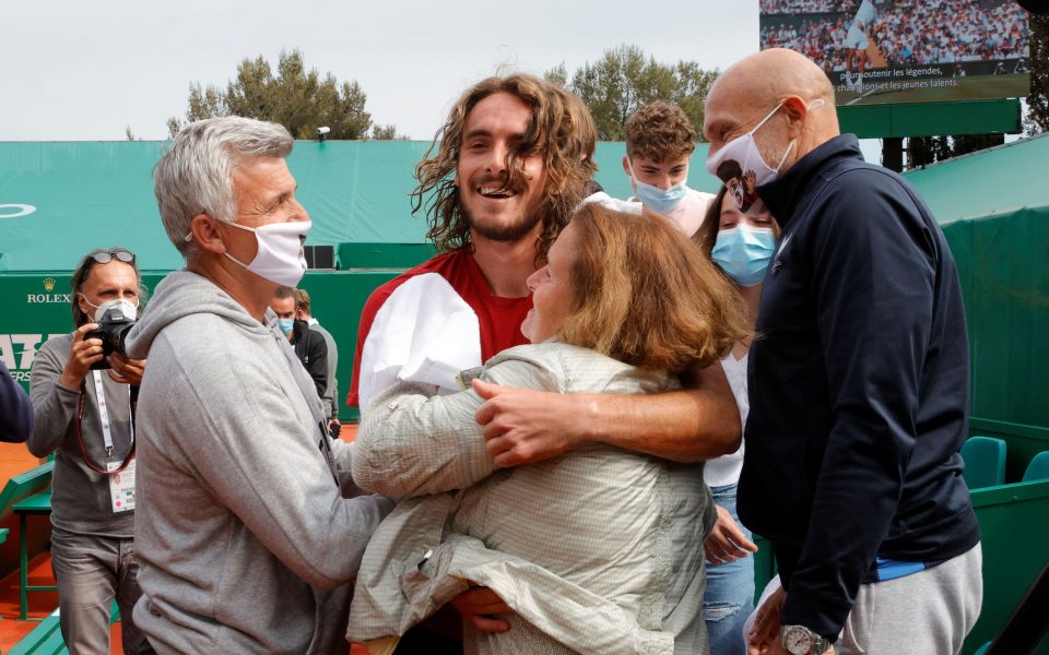 Tsitsipas happy to follow mother onto Monte Carlo honor roll