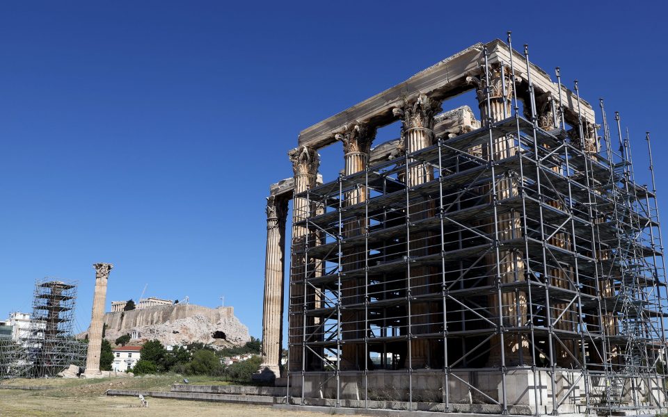 Temple of Zeus getting a facelift 
