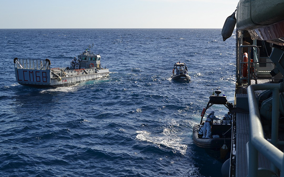 Turkish Coast Guard hassles Frontex forces