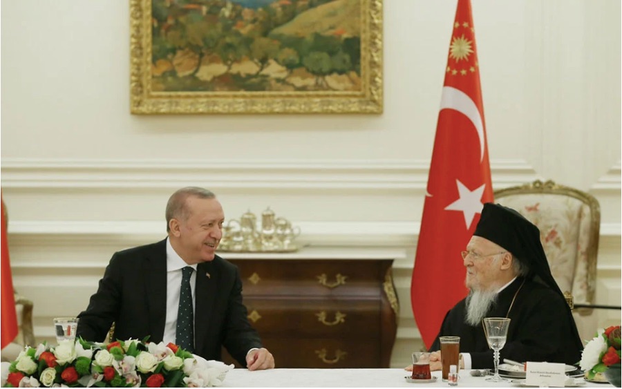 Ecumenical Patriarch joins Erdogan’s iftar dinner in Ankara
