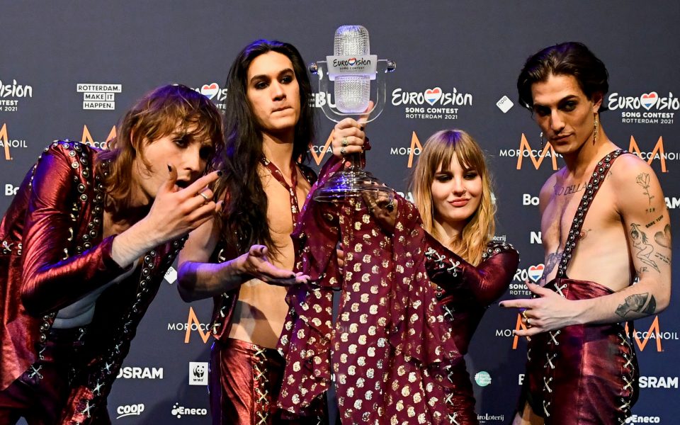 Italy’s raucous glam rock takes Eurovision by storm
