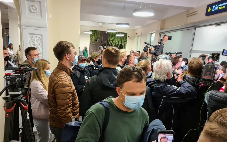 Five passengers did not reach Vilnius after forced Belarus landing