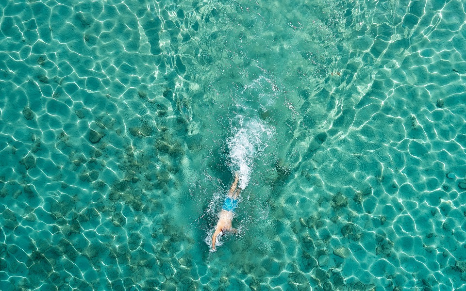Quality seas make Greece ideal swimming destination