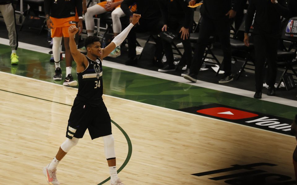 Antetokounmpo named NBA Finals Most Valuable Player