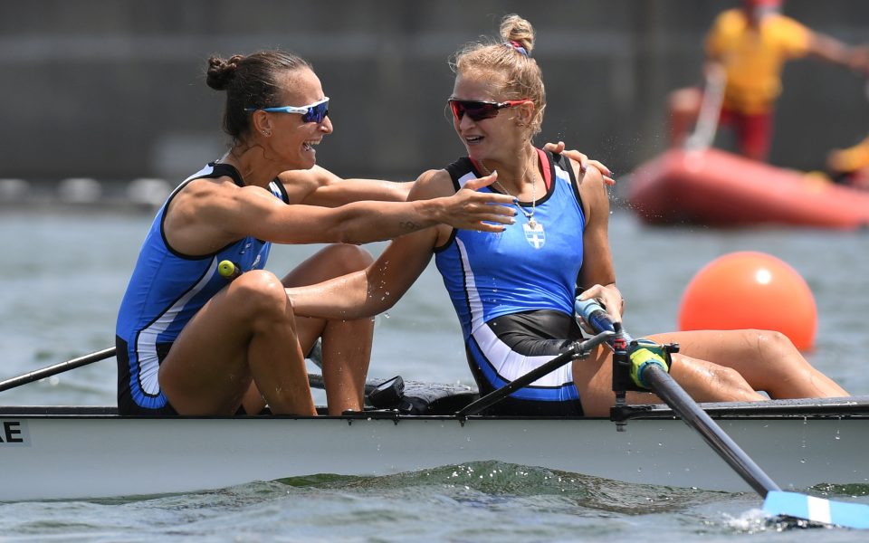 Greece women’s pair make rowing final at Tokyo Olympics
