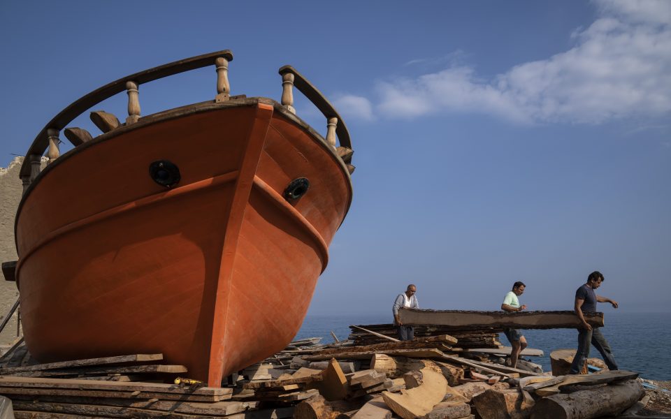 Greek traditional wooden boat builders a dwindling craft
