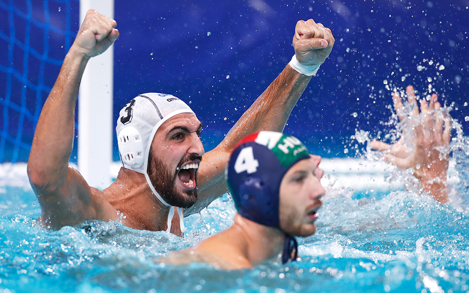 Greece reach first-ever final after downing Hungary in water polo