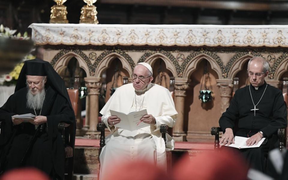 Patriarch, pope and Canterbury abbot issue climate appeal