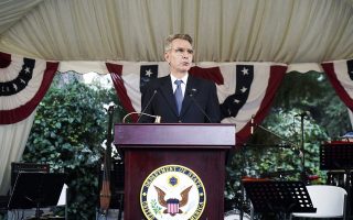 US ambassador: Greece now ‘a source of solutions’ and ‘positive example’