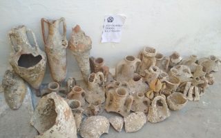 Illegal antiquities seized on Kalymnos