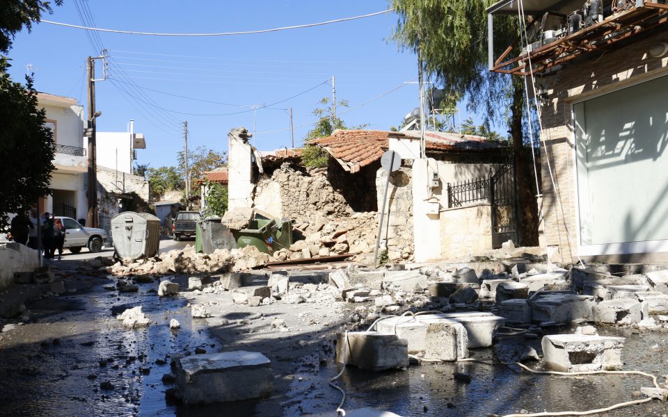 Aftershocks continue to rattle eastern Crete