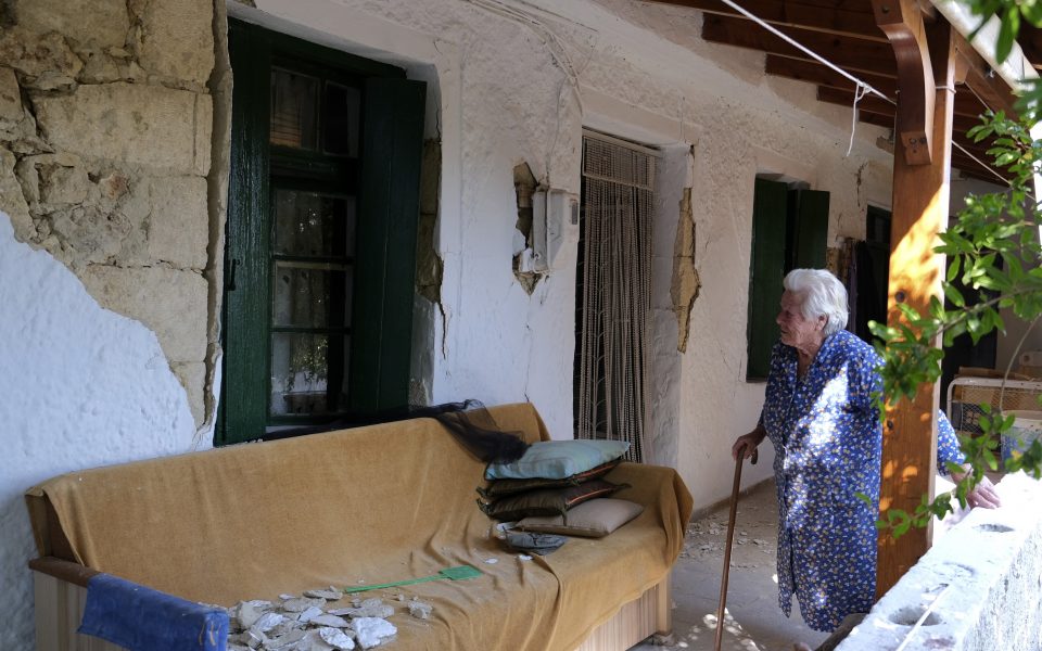 Almost 4,000 homes uninhabitable after Crete earthquake