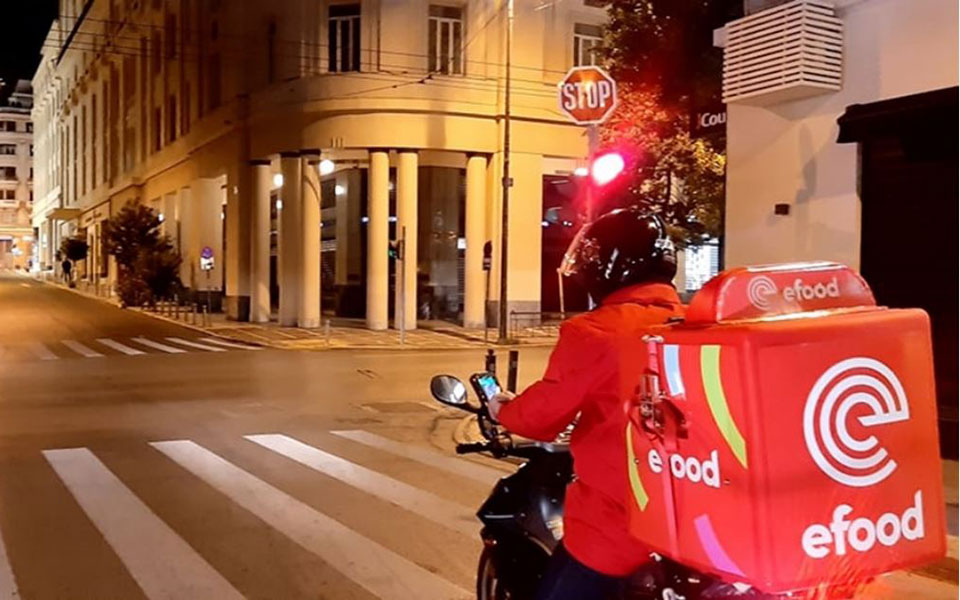 Food delivery app Efood faces customer backlash over workers’ rights