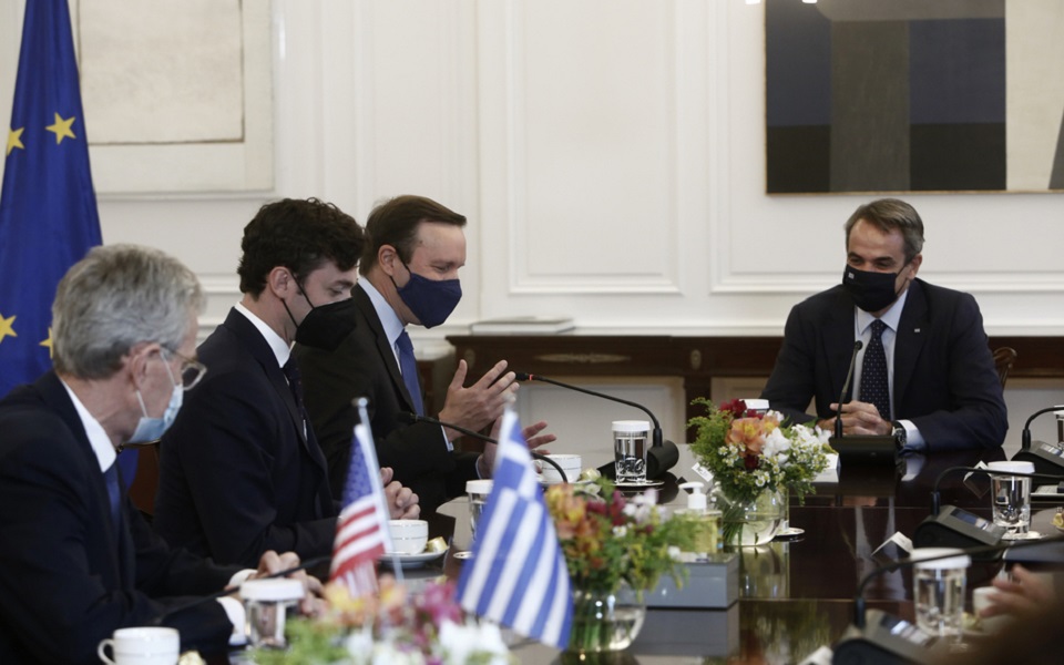 PM Mitsotakis, US Senators discuss East Med, Middle East and Afghanistan