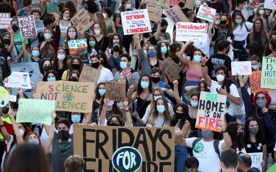 Fridays for Future rally in Athens calls for action in climate crisis