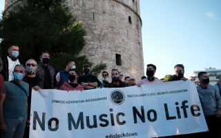 DJs protest music ban in Thessaloniki