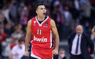 Sloukas leads Olympiakos up to third in the Euroleague