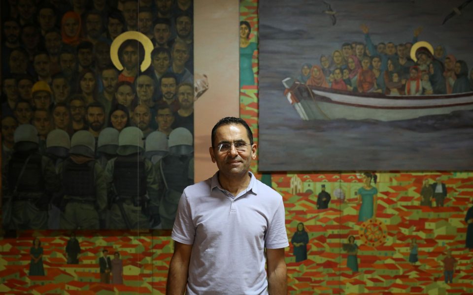 Cypriot artist angers church and government with protest paintings