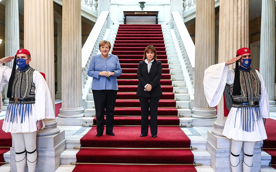 Greek president to Germany’s Merkel: Greece often felt alone