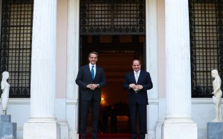 Mitsotakis, Sisi discuss cooperation in energy, defense in Athens