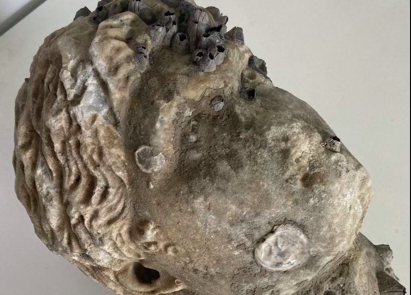Marble Roman-era head found in sea of Preveza
