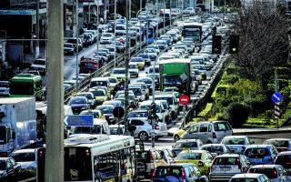 Traffic restrictions return in central Athens