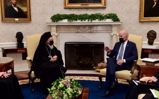 Call for Halki reopening as patriarch meets Biden, Blinken