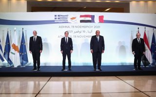 Summit between Greek, Egyptian, Cypriot, and French FMs concludes