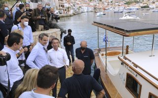 Mitsotakis launches GR-eco Islands initiative on Halki