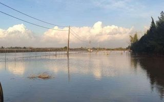 Floods hit Achaia region