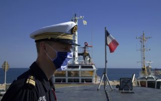 France flexes muscle, puts warship in eastern Mediterranean