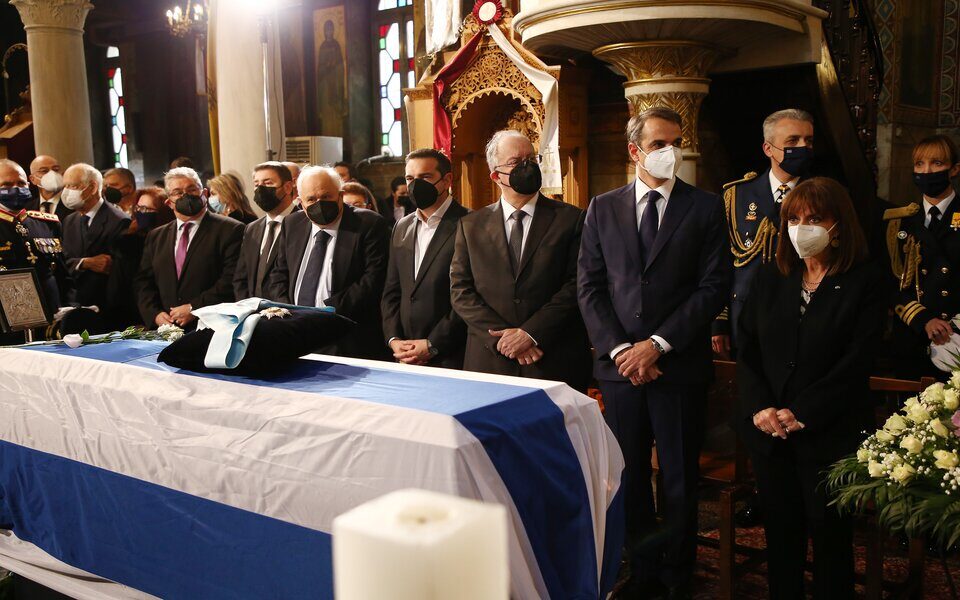 Funeral service of former president held in Athens